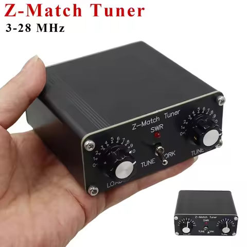 2026 Hot Selling QRP Z-Match Manual Tuner Antenna 5W Tuner 3-28 Mhz Antenna Tuner HAM