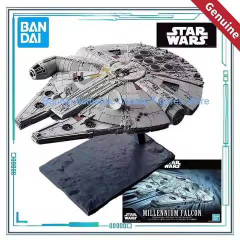 Bandai Genuine Star Wars Series Vehicle Series 1/144: Rise of The Millennium Falcon Skywalker Ver As