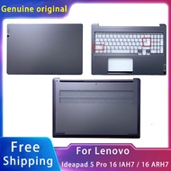 New For Lenovo Ideapad 5 Pro 16IAH7 / 16ARH7 2022; Replacemen Laptop Accessories Lcd Back Cover/Palmrest//Bottom Gray With LOGO