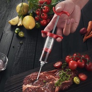 Meat Injector Syringe for BBQ Grill Turkey Injector Kit Marinade Flavor Injector