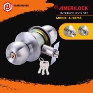 Amerilock/ Vorsc Door knob Entrance Lock ( 587-SS/ 588-SS) with 3 keys