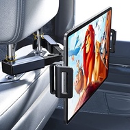 Car Tablet Holder Headrest Phone Mount 360° Rotatable Back Seat Tablet Stand for Kids Road Trip Essential for 4.7-12.9 Inch Ipad