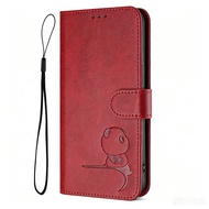 For Huawei Nova 9 9SE 8i 7i 5T Y70 Y90 Y73 4E Panda Leather Business Wallet Flip Cover Protective Ca