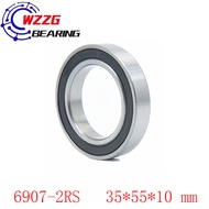 WZZG 10PCS  High quality deep groove ball bearing  6907-2RS 61907-2RS 6907RS 6907ZZ 35*55*10 mm