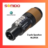 NL2FXX Neutrik 2 Pole Speakon | NL4FXX Neutrik 4 Pole Speakon Loudspeaker Amplifier Connector