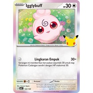 TCG Igglybuff INDONESIA HOLO Ma6 122/130 30th celebration INDO POKEMON CARD ORIGINALOriginal