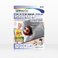 Glossy Photo Paper A4 210 gsm Blueprint Glossy Photo Paper A4 Plain