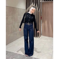 Latest Anti-Wrinkle Katok Cln Gombrong Baddie Jean Premium Jens Skena Viral High Waist Baggy Jeans P