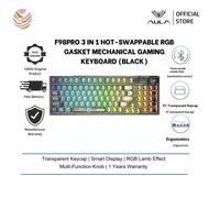 AULA F98 Pro Gaming  Mechanical keyboard 2.4G/BT/Type-C  95Keys Black (Crystal Switch)