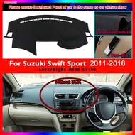 For Suzuki Swift Sport G3 FZ NZ AZH 2011-2016 Car Accessories Dashmat Dashboard Cover Pad DashMat Su
