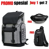 LOKAL BUY 1 GET 2 - Men's Backpack School Bag College Bag Backpack LOCAL G007 3IN1 Travel Backpack