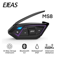 EJEAS MS8 Mesh Bluetooth Intercom Motorcycle Helmet
