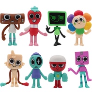 8Pcs/Set Dandys World PVC Action Figure Toy Cartoon Dandy World Horror Game Model Doll Figurines Kid