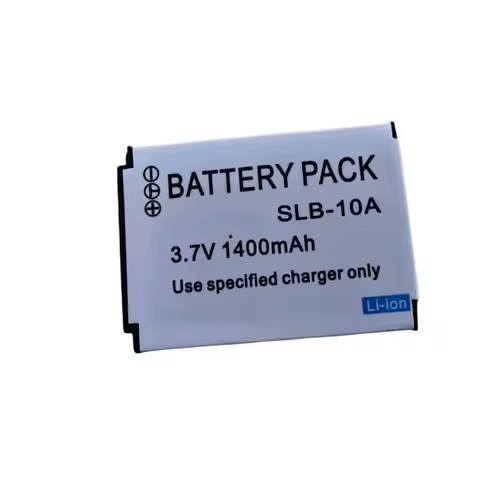 For Samsung SL102 202 420 620 820 HZ10W HZ15W ES55 L100 L110 L200 SLB-10A Camera Battery 1400mAh Rec