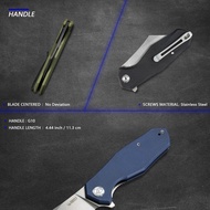 Kubey Echo KU329 Cleaver D2 Blade Folding Pocket Knife G10 Hand