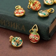 Gold Devouring Beast Pendant Alloy Gold-Plated Burning Beast Burning Beast Pendant Accessories Exqui