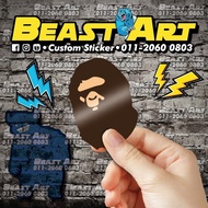 A102 APE / BAPE / STICKER BEAST ART