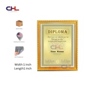 Frame Golden A4 /8x12 /8x10 ( wooden/Firbe)