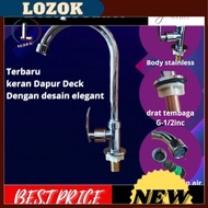 Lozok Deck Sink Tap Dishwashing Faucet Minimalist Kitchen Faucet Kitchen Plug Model