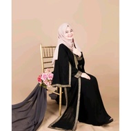 Black Arabic abaya dress - abaya dress - Turkish abaya dress - abaya dress - abaya dress - black aba