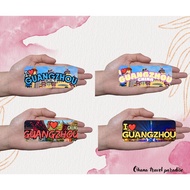 ohanaI LOVE GUANGZHOU RECTANGLE RUBBER MAGNET DESIGN