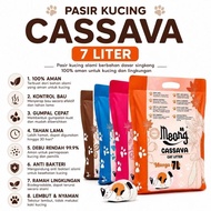 CASSAVA CAT LITTER 7L CAT SAND/ CASSAVA CAT SAND SCENTED CLUMB SAND / CASSAVA PREMIUM CASSAVA SANDme