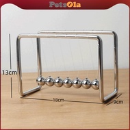 PETSOLA Newtons Cradle Pendulum Balls Versatile Physics Learning Physics Desk Toy