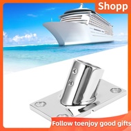 shopp RiToEasysports Boat Handrail Base  Stainless Steel 60 Degree Rectangular Hand Rail Fitting usd