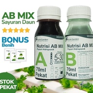 Purie Garden Pupuk Nutrisi AB Mix Sayuran Daun 70ml Pekat PG SBY