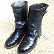 THE REAL McCOY'S CHIPPEWA 馬皮 ENGINEER BOOTS HORSEHIDE US9.5