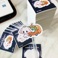 南瓜車灰姑娘白色剝離貼紙 - 韓國可愛日記 (lintam)