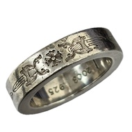 Chrome Hearts 間隔匕首戒指，925 純銀，約 12.3 克 [二手]