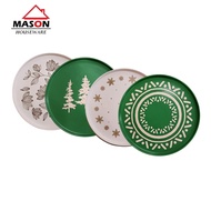 MASON DINNER PLATE SERVING PLATE/ EXCLUSIVE CHRISTMAS MOTIF SERVING PLATE/