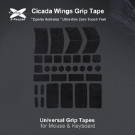 Xraypad Cicada Wings Geom เมาส์อเนกประสงค์แบบบางพิเศษเทปพันด้ามจับกันลื่นได้ทุกเม้าส์และคีย์บอร์ด