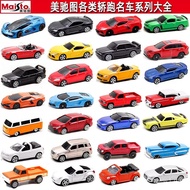 Model Kereta Gelongsor Aloi Maisto 1:64 Lamborghini Porsche Mercedes-Benz Model Kereta BMW Volkswage
