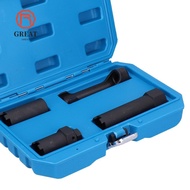 GREAT 4PCS Injector Socket Set, Anti-Rust 25mm 27mm 29mm 30mm  Injector Socket, Durable Deep Socket 
