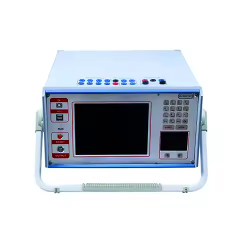 Handheld Secondary Relay Set Microcomputer Six Phase Relay Protection Tester D/a Converter Synchroni