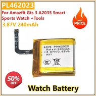 PL462023 3.87V 240mAh Replacement Digital Battery For Amazfit Gts 3 A2035 Smart Sports Watch Li-Ion 