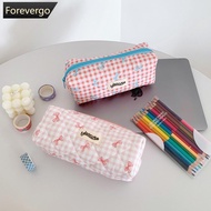 FOREVERGO Large Capacity Pencil Case Desk Stationery OrganizerFor Students and Girls Office Back-to-
