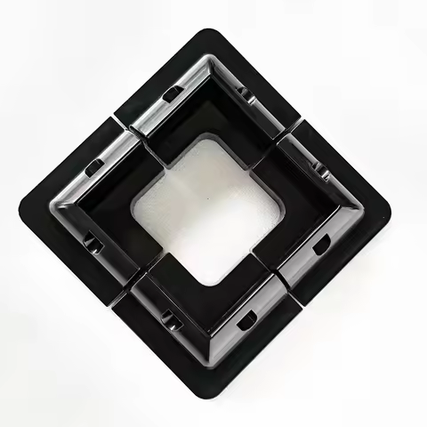 Black White Solar Panel Mounting Brackets ABS Corner Kit Drill-Free Widely Used on Roofs of RV Carav