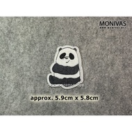 Panda We Bare Bears Embroidery Iron On Patch DIY Decoration Badge