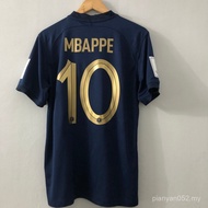 Retro Football Shirt 2022 France Home Soccer Jersey Male Football Jerseys MBAPPE