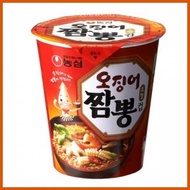 ∧ ☩ ╮ NONGSHIM SQUID JJAMPONG SMALL CUP 67G ( OJING O JJAMPONG SQUID RAMEN CUP NOODLES )