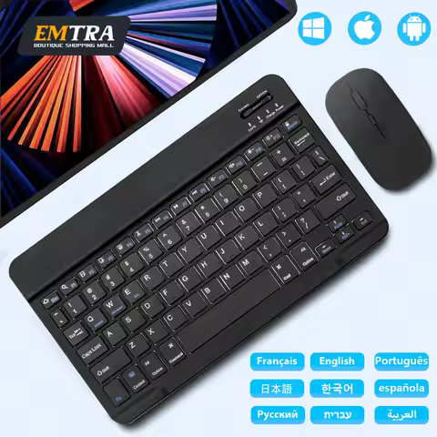 Bluetooth Wireless Keyboard For Android IOS Windows Multilingual Tablet Keyboard Tablet Accessories 