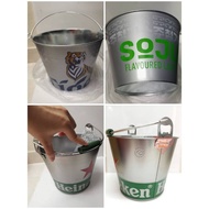 Metal beer bucket Tiger & SOJU or Heineken