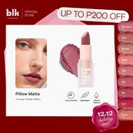 blk cosmetics pillow matte lipstick