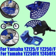Motorcycle Accessories Front Rear Brake Disc Guard Protector Fork Bottom Shoe Guard For YAMAHA YZ 12