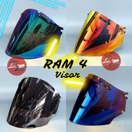 (VISOR) Helmet TSR Ram3 Ram4 / M-HR Ram4 / Gracshaw G818 / OZEKi Ram 4 Visor (Siang Malam)