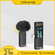 7RYMS RimoMic Lite Mini Wireless Microphone, Lavalier Microphone fot Both PC/Phone & MIC  Android Re