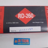KAWAT LAS NIKKO STEEL 2.6×350mm RD-260 | HARGA PER 1 STIK/PCS